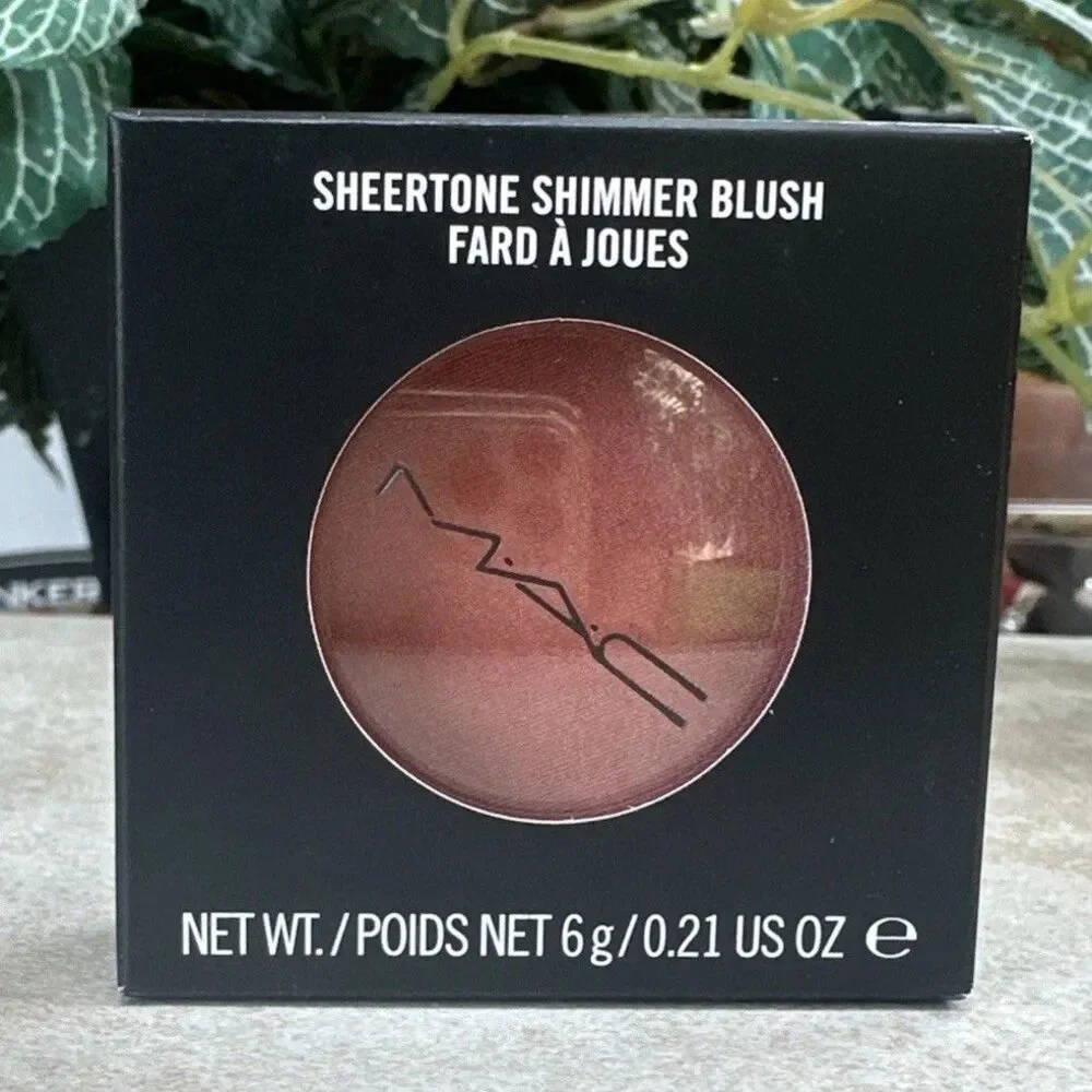 MAC Sheertone Shimmer Blush Full Size PEACHTWIST New